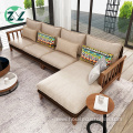 Wood Sofa Technical Fabric Sofa Couch Household Sofa